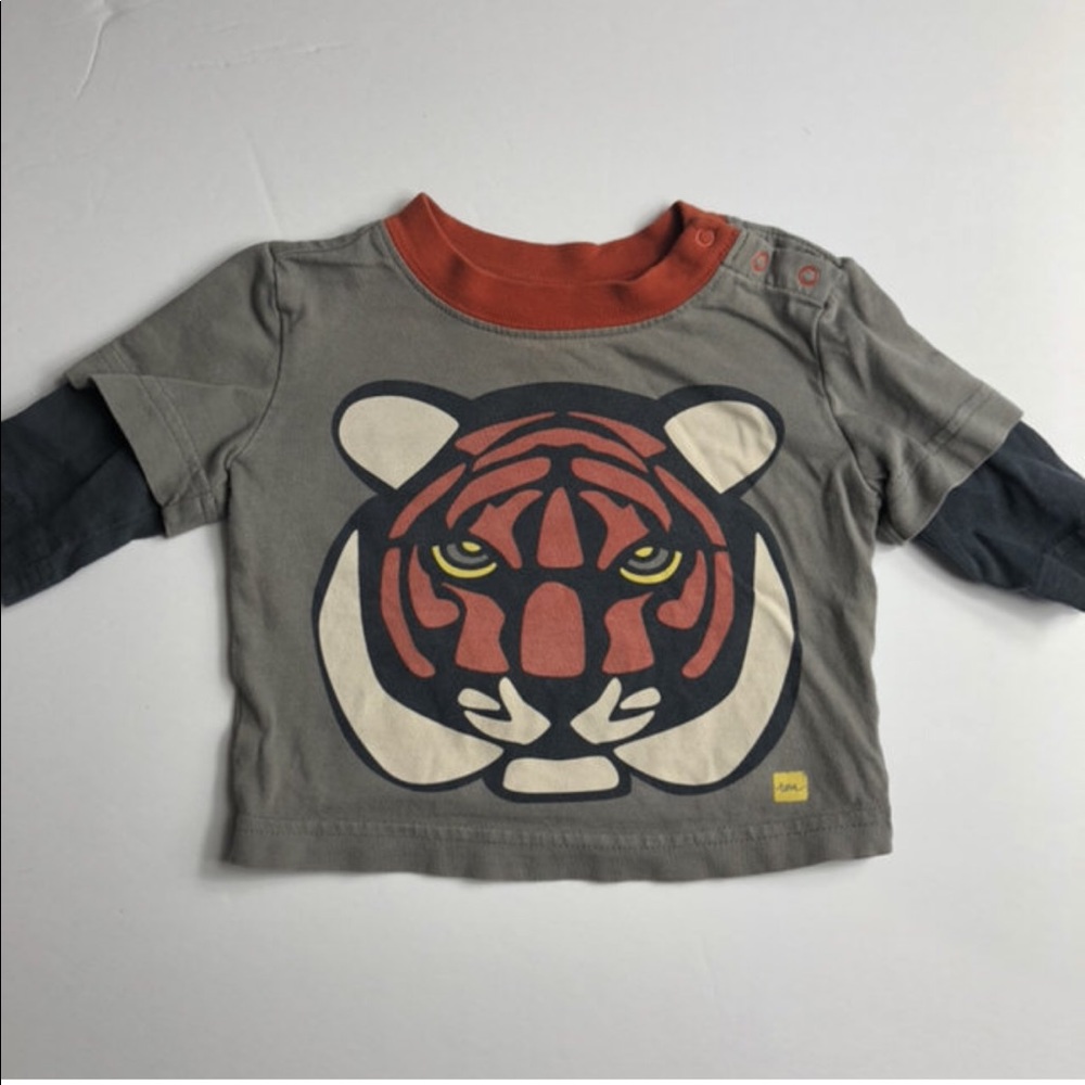 Tea Collection Layer Tee Long Sleeve Tiger